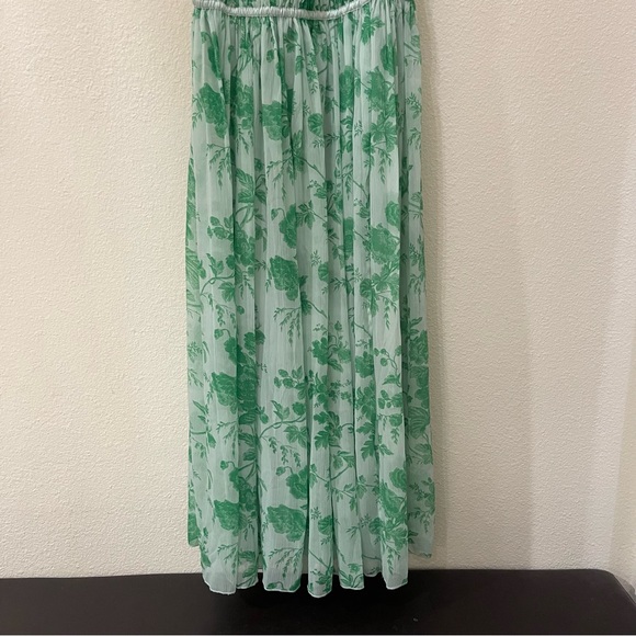 Empress Emerald Green/White Maxi dress Size 4 - Picture 6 of 9